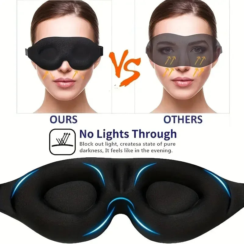 1PC/2PCS/4PCS Unisex Breathable 3D Sleep Mask