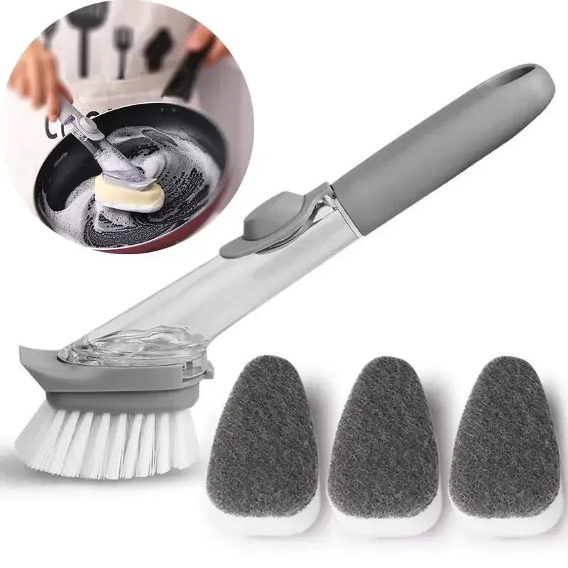 Refillable Liquid Cleaning Brush