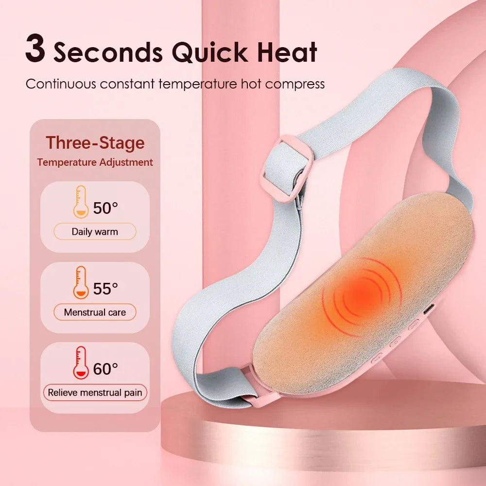 Electric Heating Vibrating Waist Belt for Period Cramps