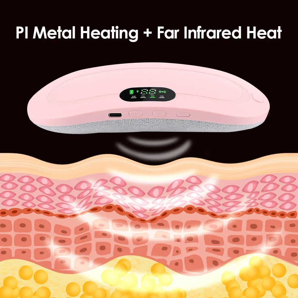 Electric Heating Vibrating Waist Belt for Period Cramps