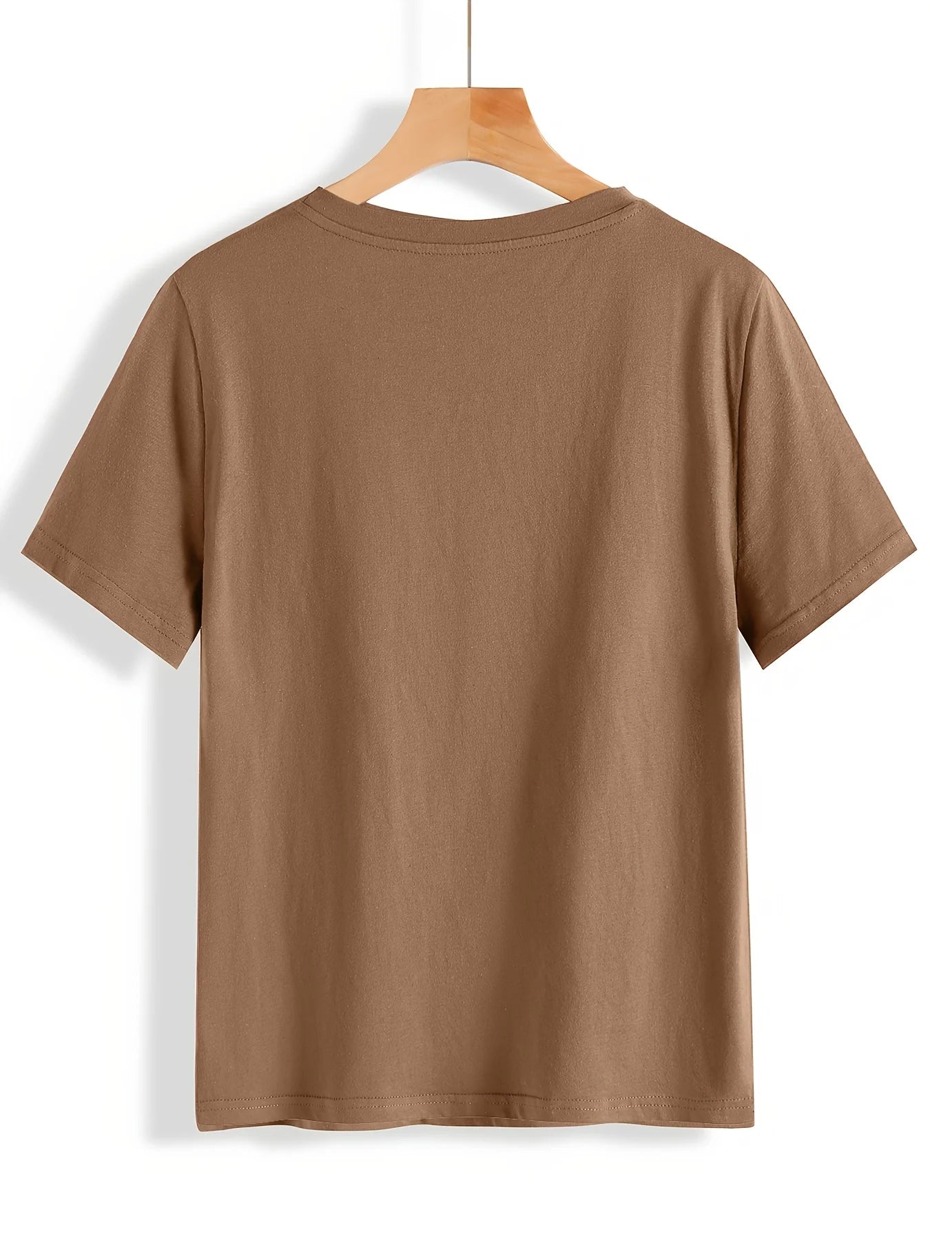 Leopard Print Hearts Women's Tee - Gold Graphic, Casual Black Top