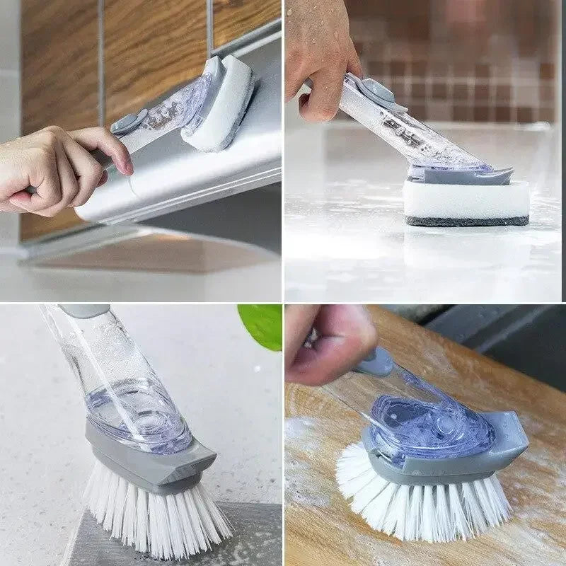 Refillable Liquid Cleaning Brush