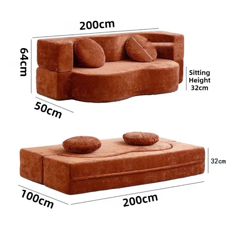 Multifunctional Convertible Sofa Bed Folding Couch