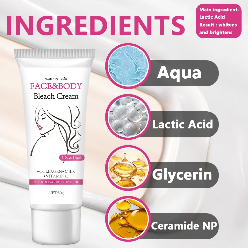 Brightening Cream For Intimate Parts Body