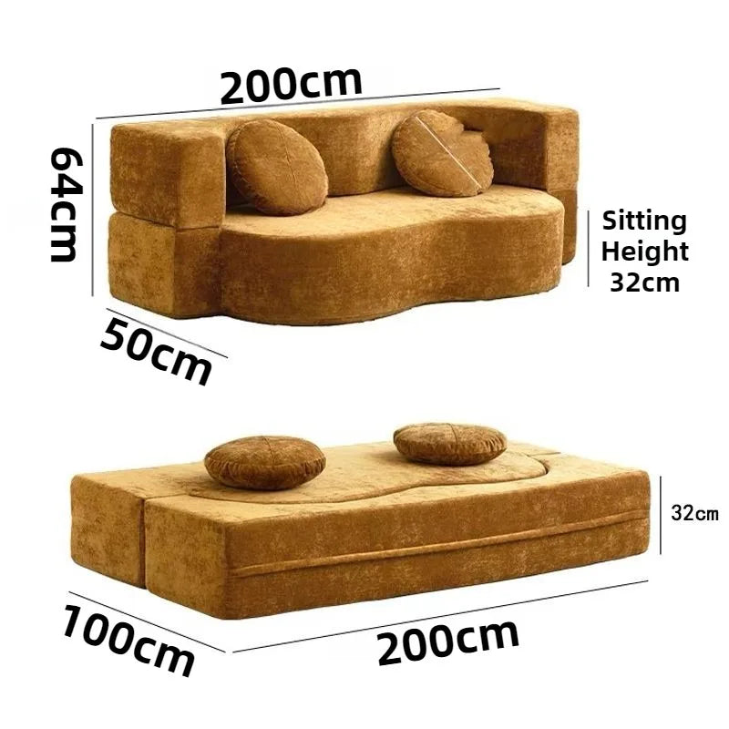 Multifunctional Convertible Sofa Bed Folding Couch