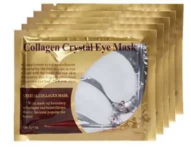 20Pcs=10Pairs Gold Collagen Crystal Eye Mask